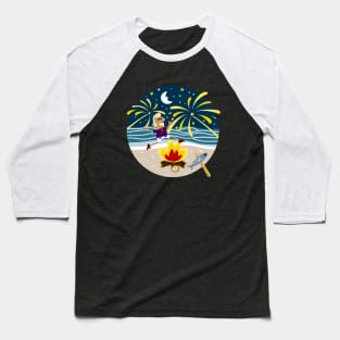 San Juan Beach Party Baseball T-Shirt